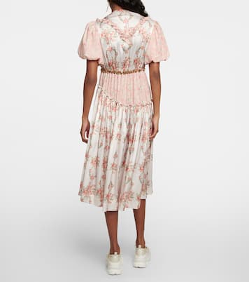 Abito midi patchwork con stampa | Simone Rocha
