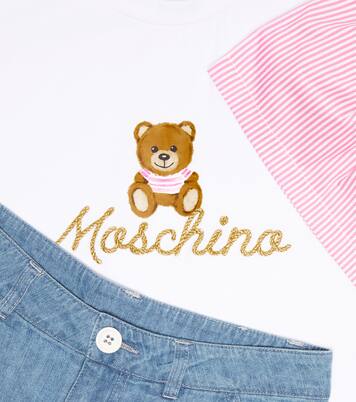 Set Teddy aus T-Shirt und Shorts | Moschino Kids