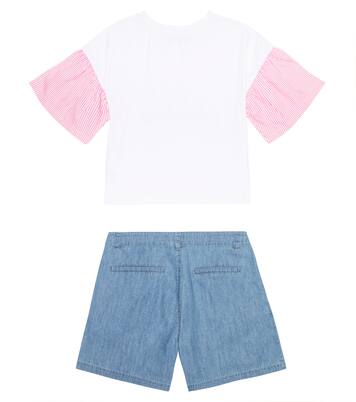 Set Teddy aus T-Shirt und Shorts | Moschino Kids
