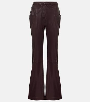 Serge leather bootcut pants | Altuzarra
