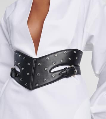 Ceinture en cuir perforé | Alaïa