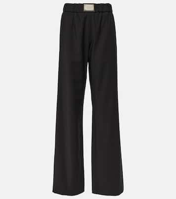 Weite Hose aus einem Wollgemisch | Dolce&Gabbana