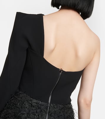 Robe longue Audacity asymétrique | Maticevski