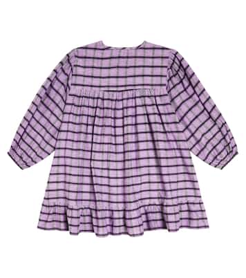 Vestido Massilia de algodón a cuadros | Louise Misha