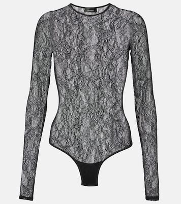 Floral lace bodysuit | Wardrobe.NYC