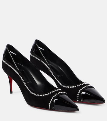 Duvette Strass 70 patent leather pumps | Christian Louboutin