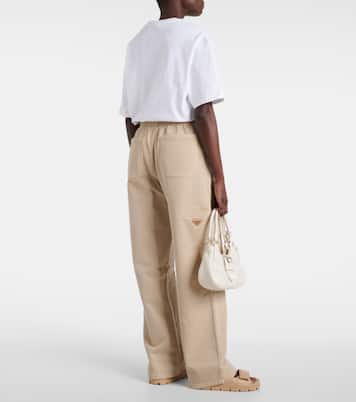 High-Rise-Jogginghose aus Baumwolle | Prada