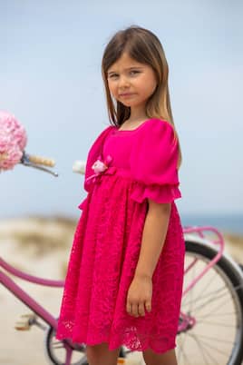 Embellished lace dress | Patachou