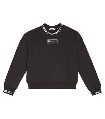 DG cotton jersey sweatshirt | Dolce&Gabbana Kids