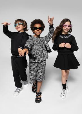 DG cotton jersey sweatshirt | Dolce&Gabbana Kids
