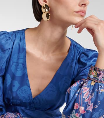 Issey 18kt gold-plated drop earrings | Jennifer Behr