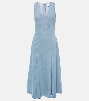 Western denim midi dress | Re/Done