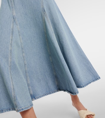 Western denim midi dress | Re/Done