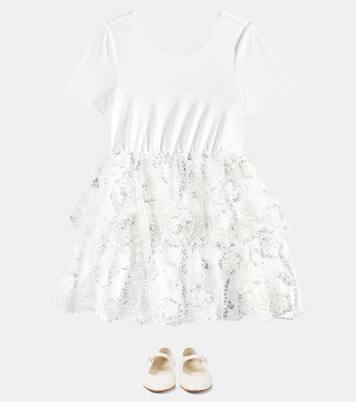 Robe en tulle à sequins | Self-Portrait Kids