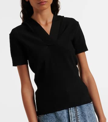 Top cropped in maglia | Alaïa