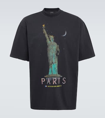 T-shirt Paris Liberty en jersey de coton | Balenciaga