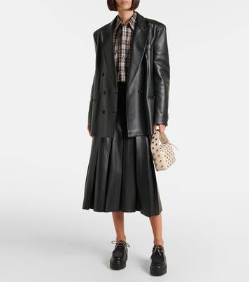 Norton leather platform flats | Clergerie