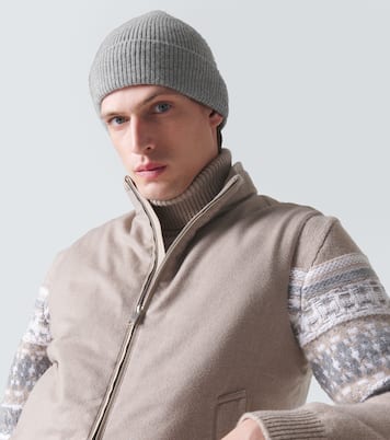 Ribbed-knit cashmere beanie | Zegna
