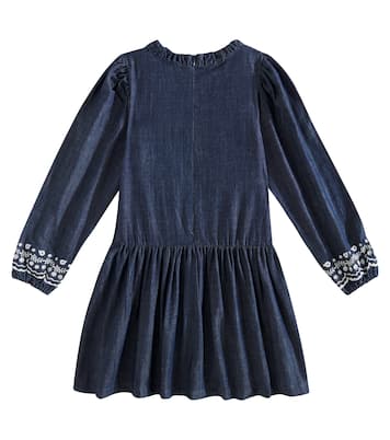 Robe brodée en jean | Tartine et Chocolat