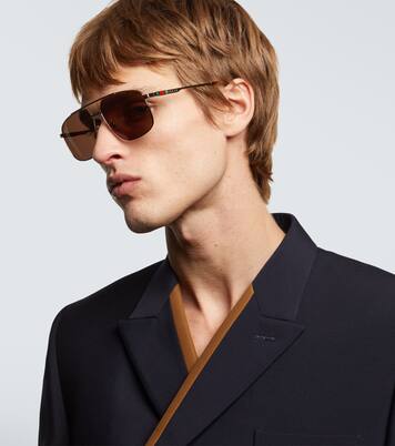 Web square sunglasses | Gucci