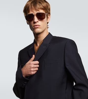 Web square sunglasses | Gucci
