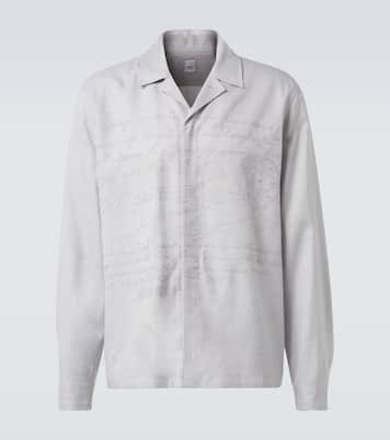 Giacca camicia con ricamo Scritto | Berluti