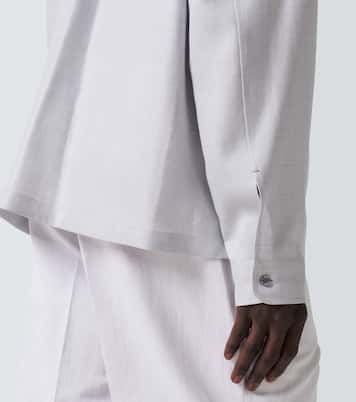 Giacca camicia con ricamo Scritto | Berluti