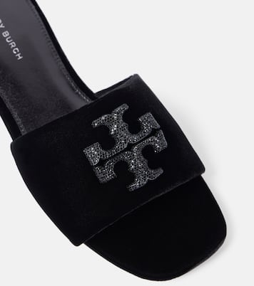 Pantoletten Eleanor aus Samt | Tory Burch