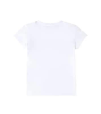 Printed cotton-blend T-shirt | Monnalisa