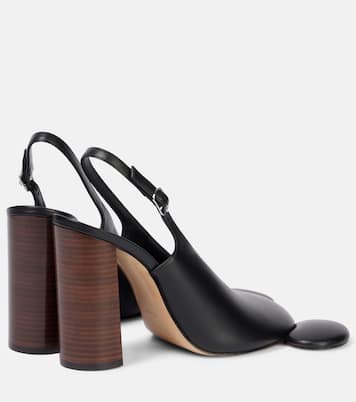 x Disney® Mickey leather slingback pumps | Coperni