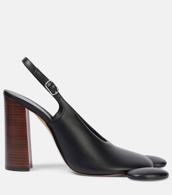 x Disney® Mickey leather slingback pumps | Coperni