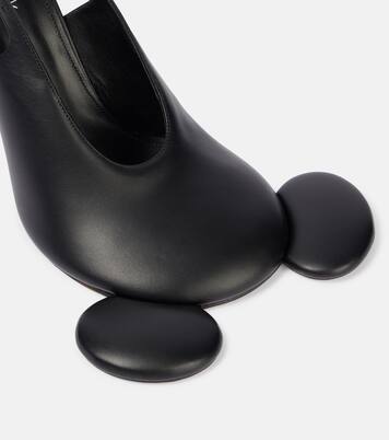 x Disney® Mickey leather slingback pumps | Coperni