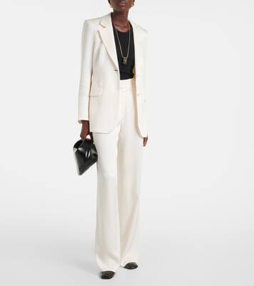 Robinne high-rise wide-leg pants | Veronica Beard