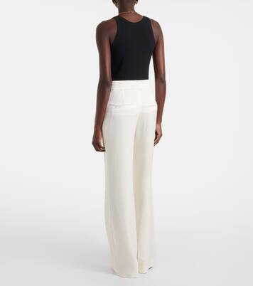 Robinne high-rise wide-leg pants | Veronica Beard