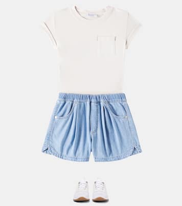 T-Shirt aus Baumwolle | Brunello Cucinelli Kids