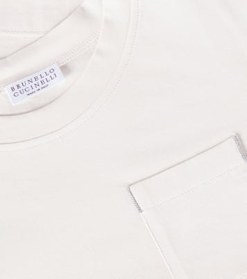 T-Shirt aus Baumwolle | Brunello Cucinelli Kids