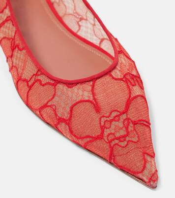 Barbara lace ballet flats | Amina Muaddi