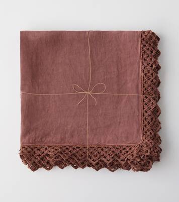 绳结编织亚麻餐巾四件套 | Once Milano