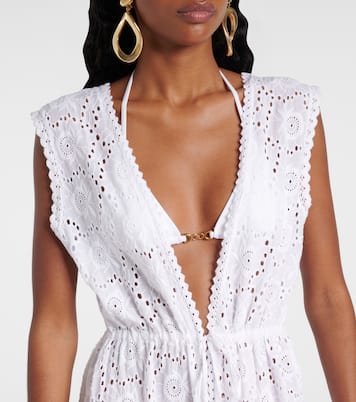 Robe de plage Tessa brodée à fleurs | Melissa Odabash