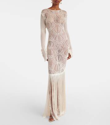 Robe longue en crochet | Stella McCartney