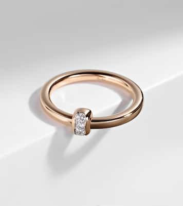 Pomellato Together 18kt rose gold ring with diamonds | Pomellato