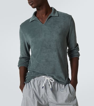 Peter cotton terry polo shirt | Fedeli