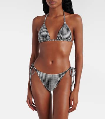 Bikini Sabrina aus Seersucker | Hunza G