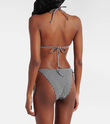 Bikini Sabrina aus Seersucker | Hunza G