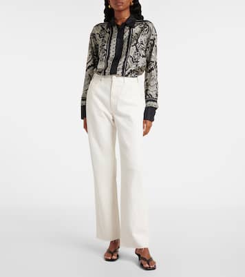 Calla high-rise cropped straight jeans | Nili Lotan