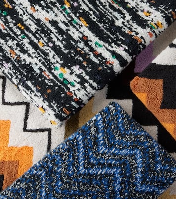 Azul set of 2 cotton terry towels | Missoni