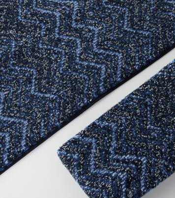 Azul set of 2 cotton terry towels | Missoni