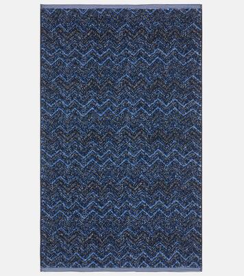 Azul set of 2 cotton terry towels | Missoni