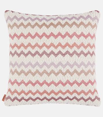 Capri Zigzag bouclé cushion | Missoni