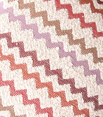 Capri Zigzag bouclé cushion | Missoni